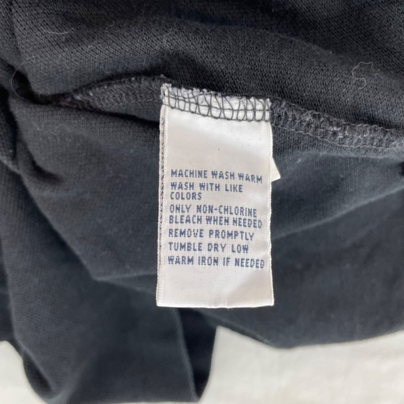 Vintage Polo Ralph Lauren Hooded Jersey Knit Long Sleeve Black Men’s Size Large - Picture 11 of 11